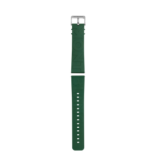 Green Rubber Strap with Logo
