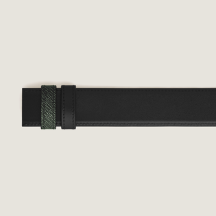 Tweed khaki Sartorial/black Meisterst&uuml;ck 35mm reversible leather strap