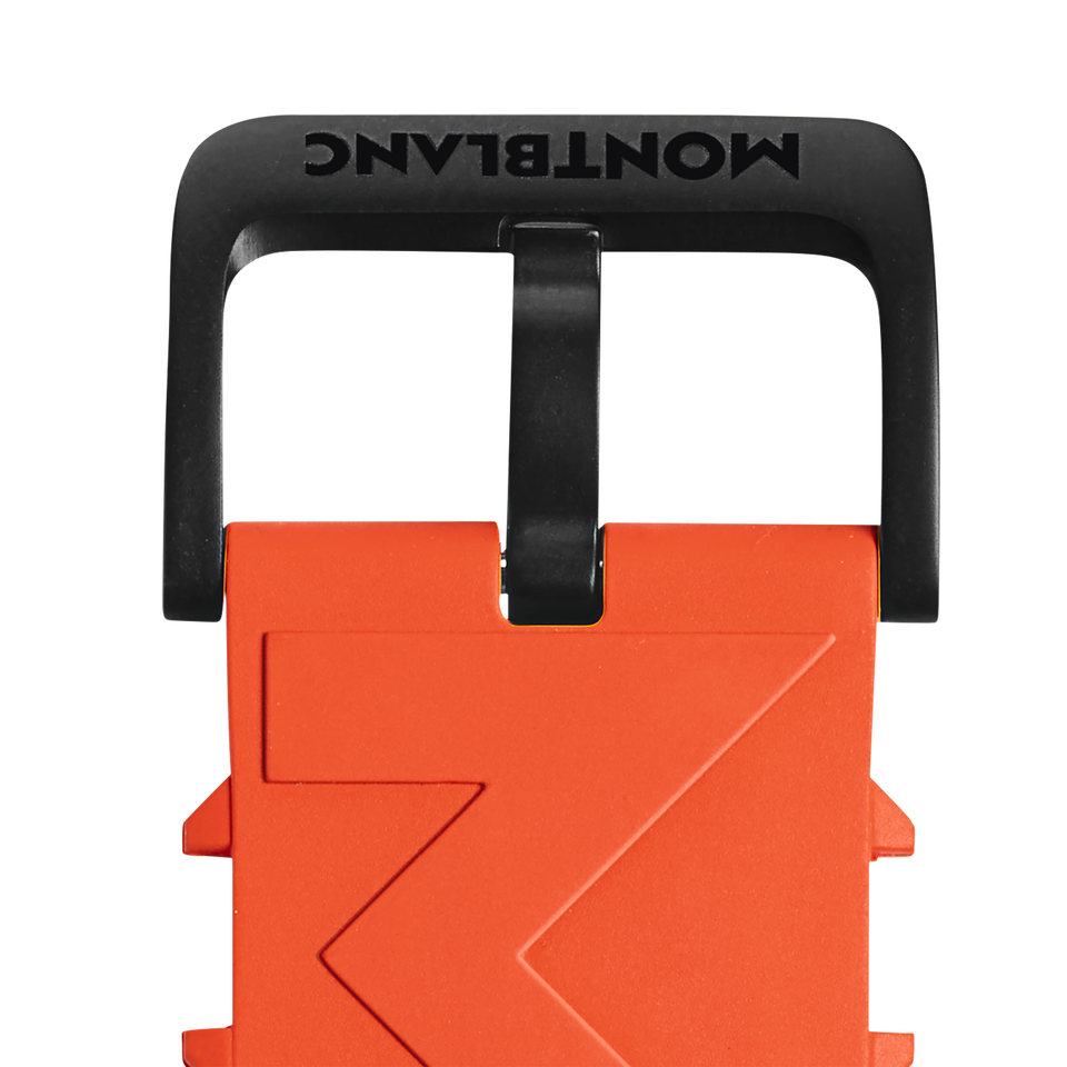 Orange Rubber Strap with Logo - 2