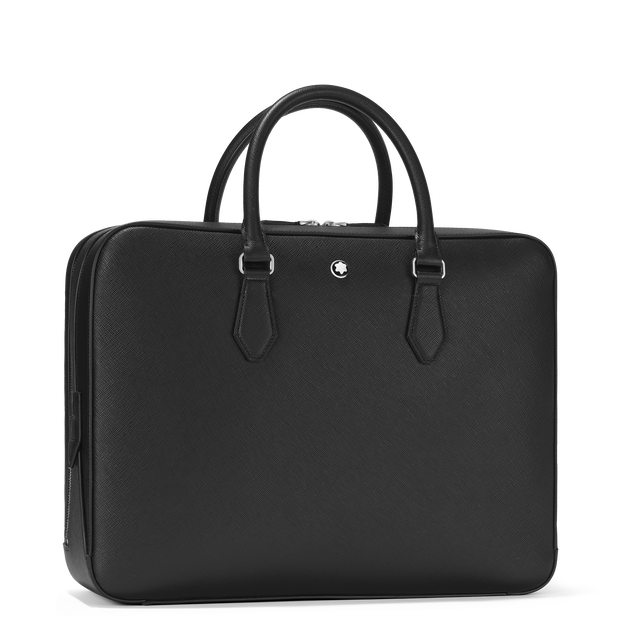 Large Briefcase in Sartorial Leather - 2