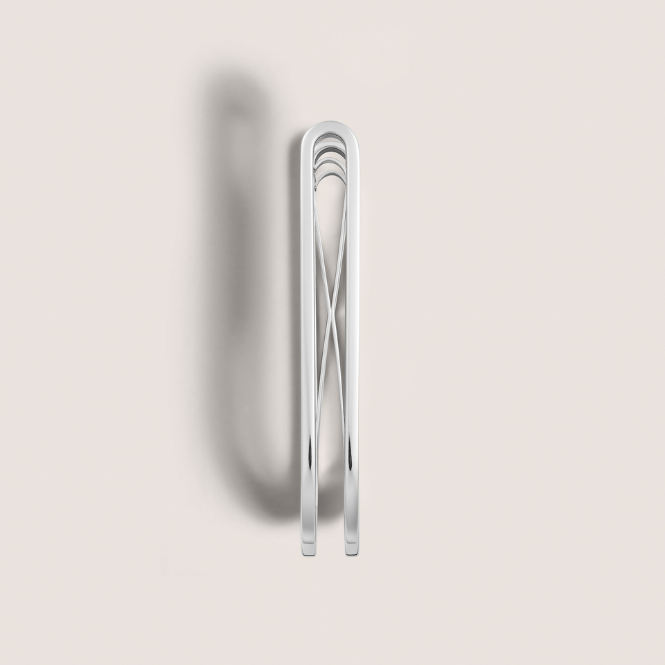 Money Clip Great Characters Homage to The Great Gatsby in stainless steel - 3
