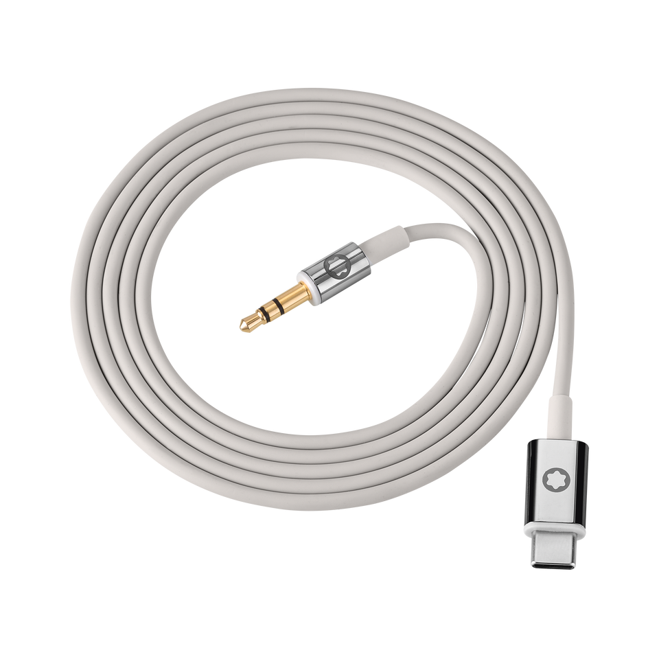 Gray Cable Set for Montblanc MB 01 Headphones - 2