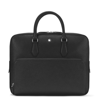 Sartorial medium document case with pocket