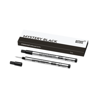 2 Rollerball LeGrand Refills, Mystery Black - Fine