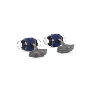 Montblanc StarWalker Cufflinks in Steel and Lacquer