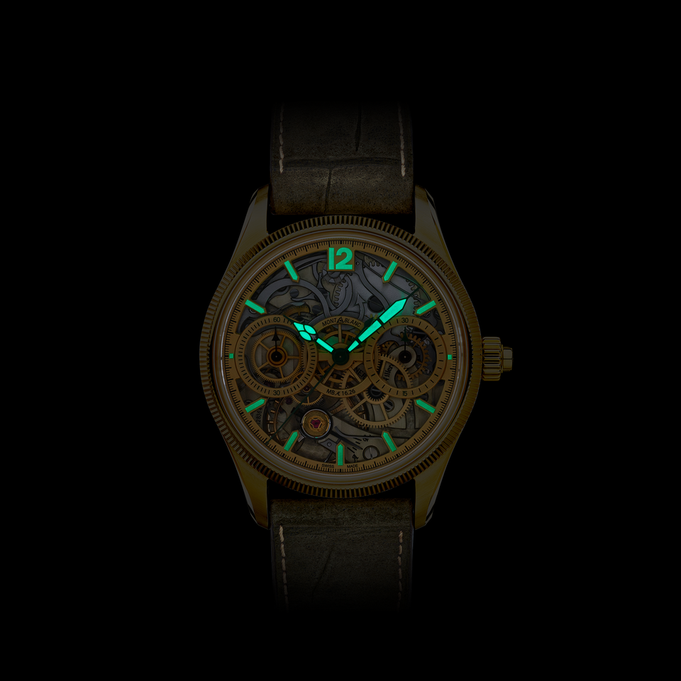 Montblanc 1858 The Unveiled Secret Minerva Monopusher Chronograph Limited Edition - 18 pieces - 6