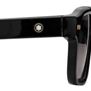 Rectangular Sunglasses with Black Coloured Acetate Frame