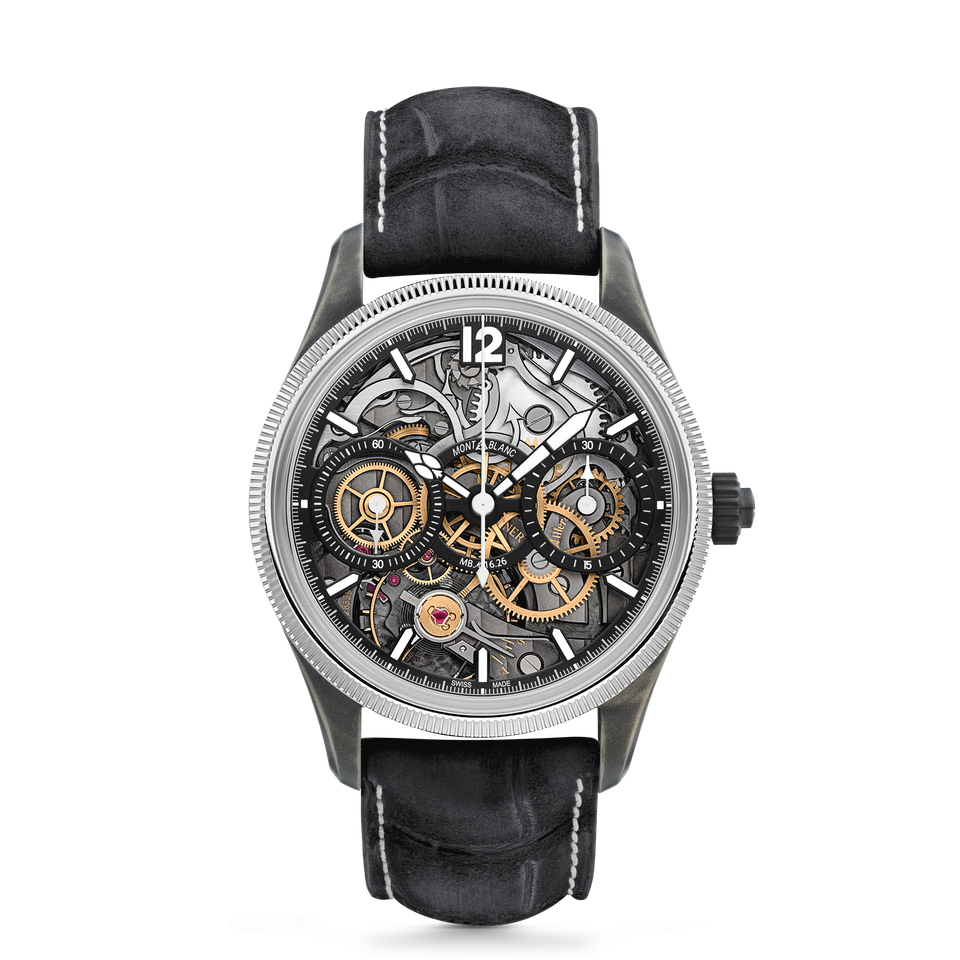 Montblanc 1858 The Unveiled Secret Minerva Monopusher Chronograph Limited Edition - 88 pieces - 1