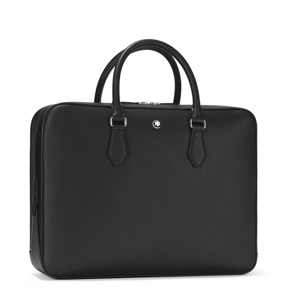 Large Briefcase in Sartorial Leather - 2