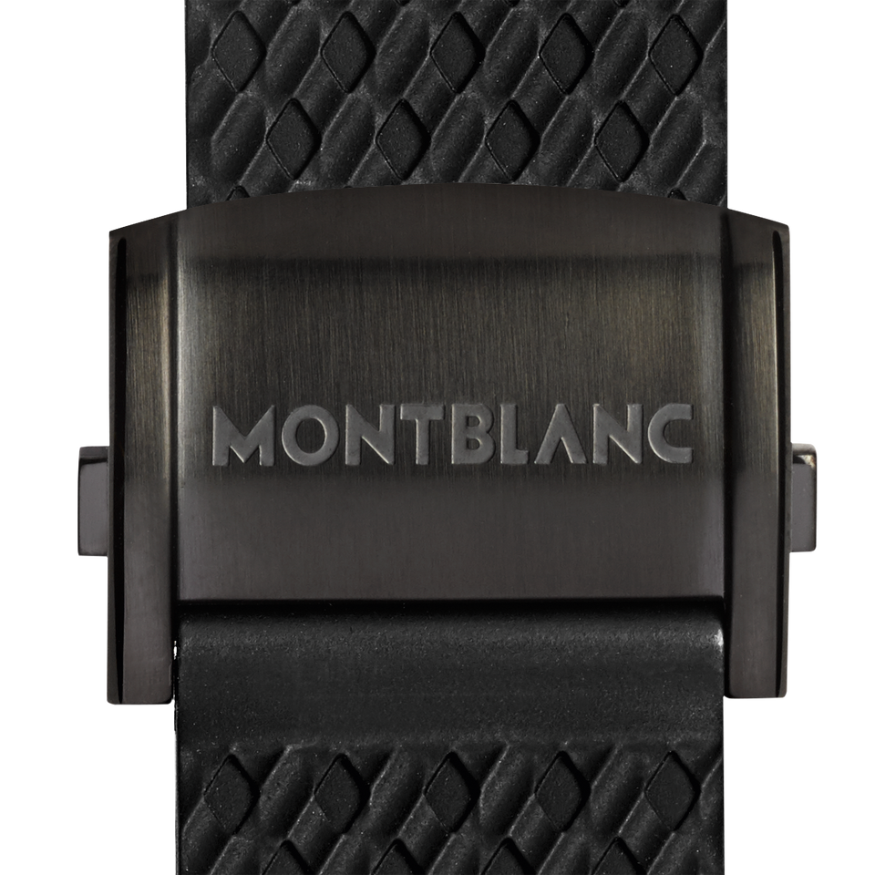 Black Rubber Sport Strap - 2