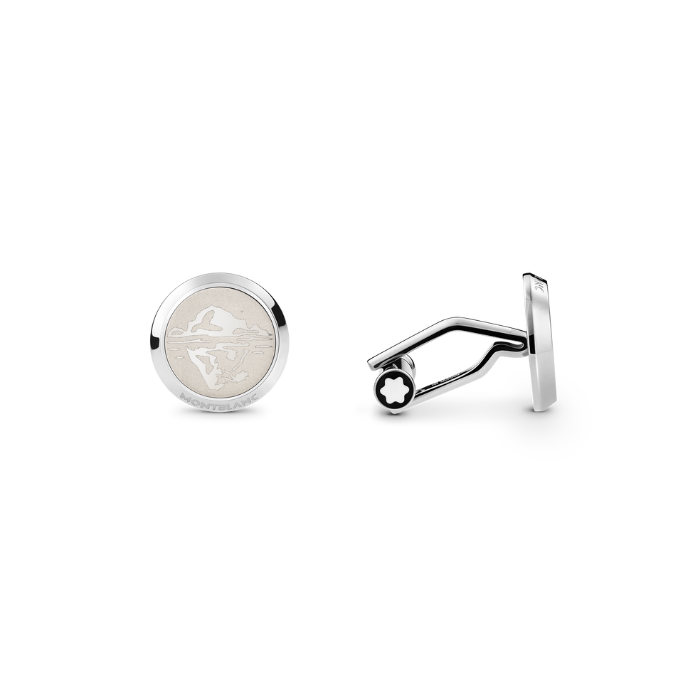 Cufflinks Montblanc 1858 Ice Sea - 1