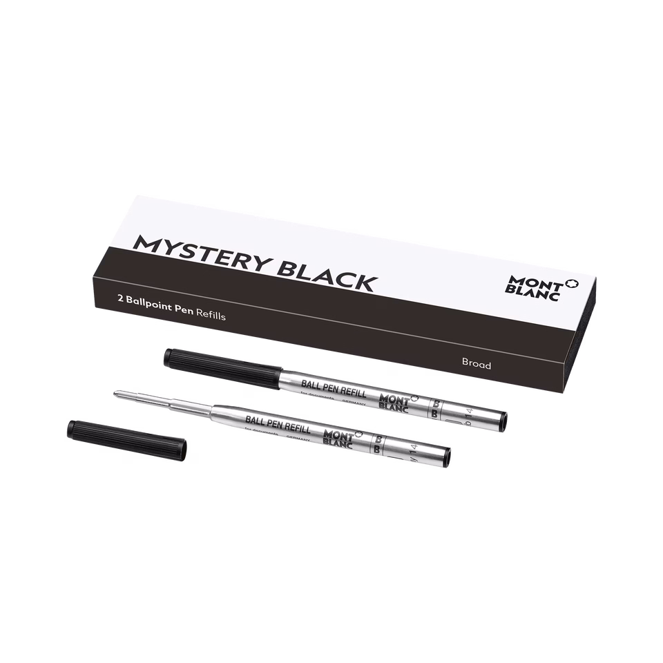2x Ballpoint Refills, Mystery Black - 1