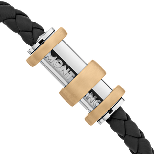 Bracelet 1858 Geosphere Leather Steel