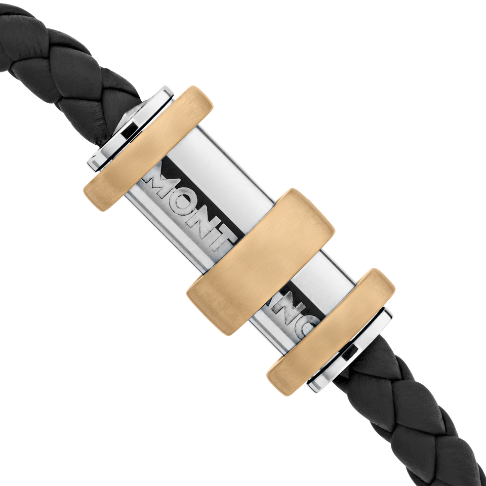 Bracelet 1858 Geosphere Leather Steel - 3