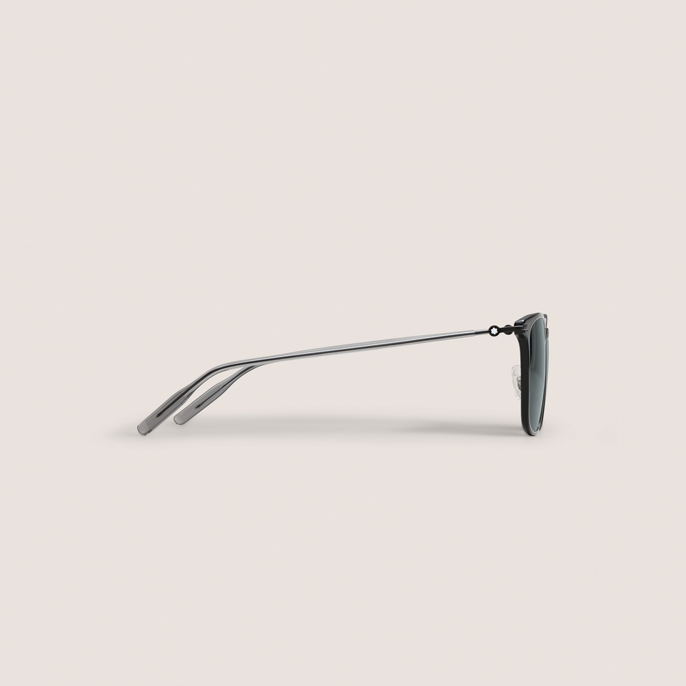 Rectangular Sunglasses with Black Injection Frame  - 2