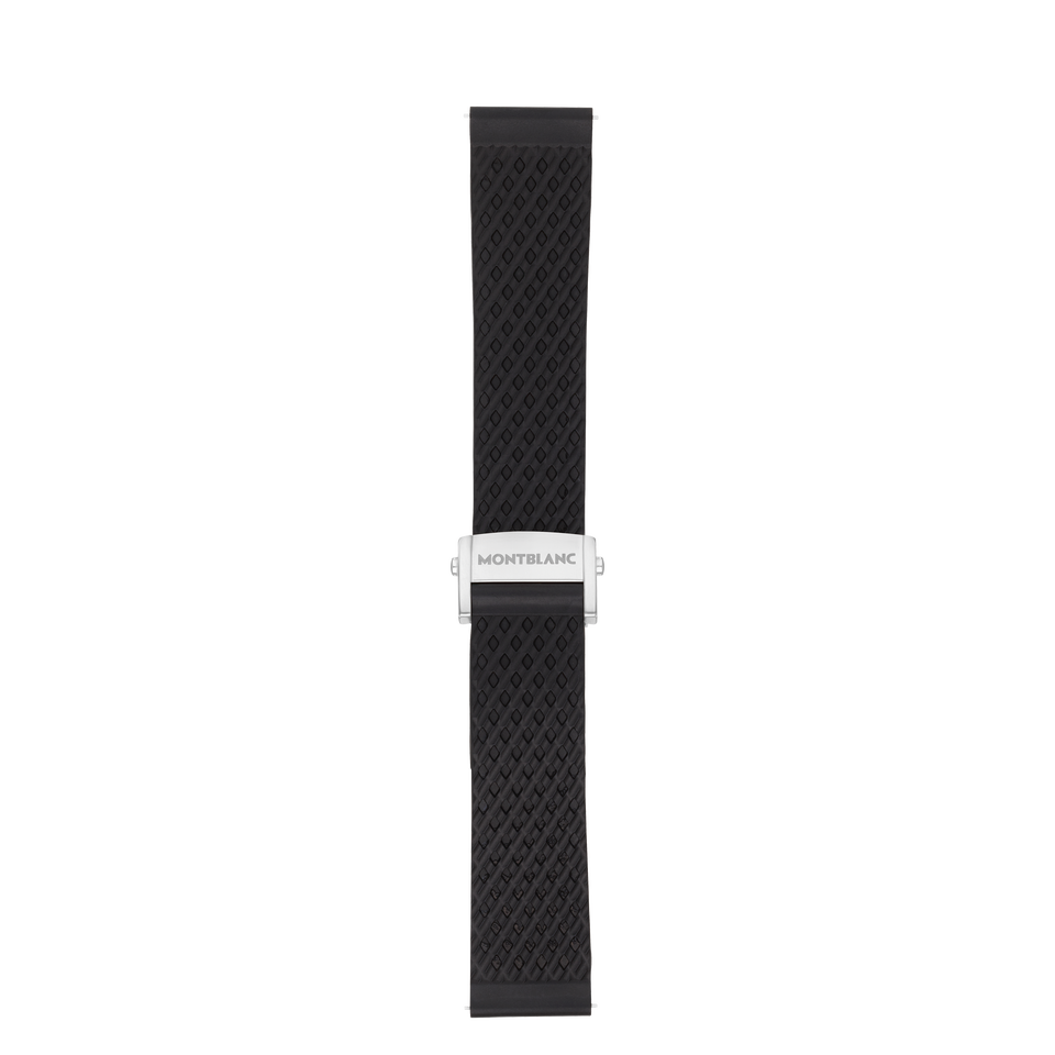 Bracelet sport en caoutchouc noir Summit 2 - 1