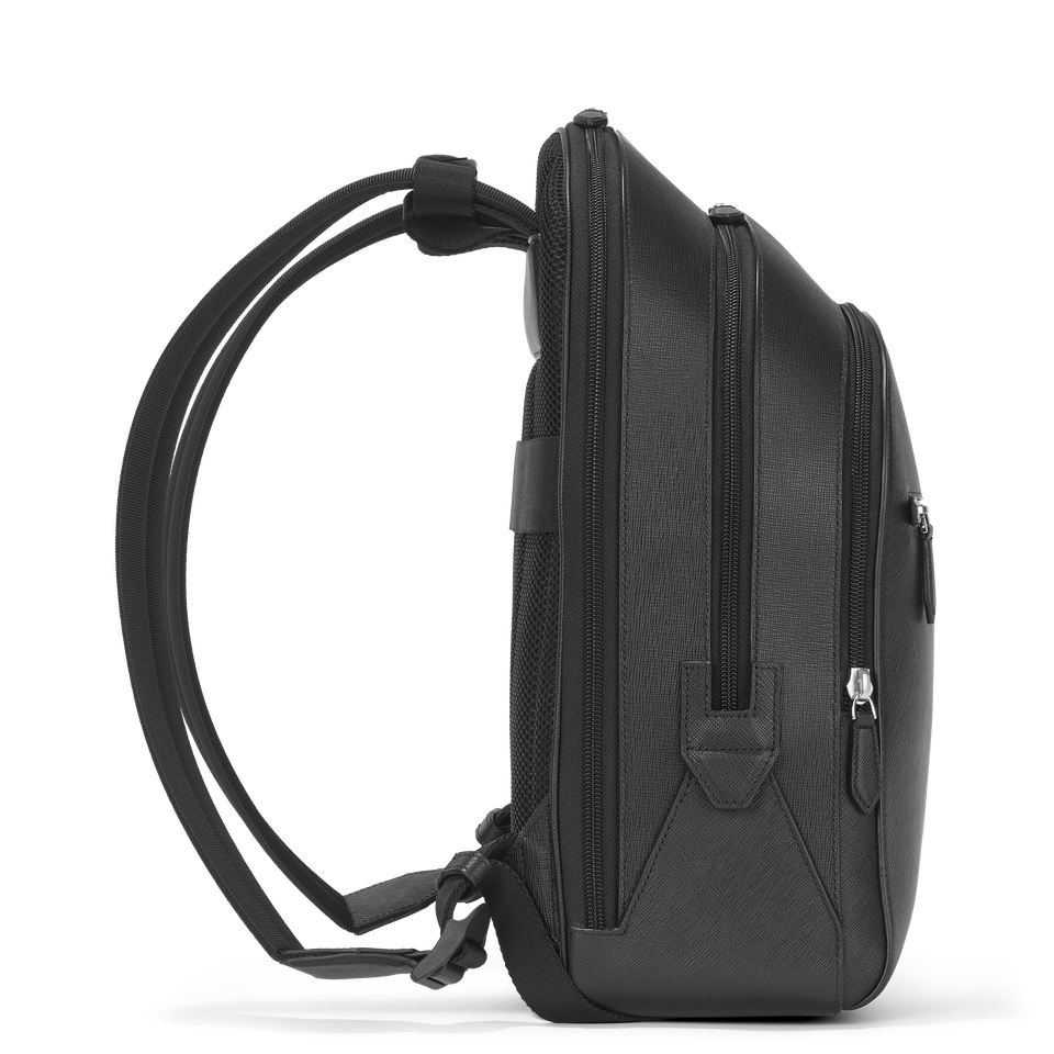 Medium Backpack with 3 Compartments in Sartorial Leather - 3