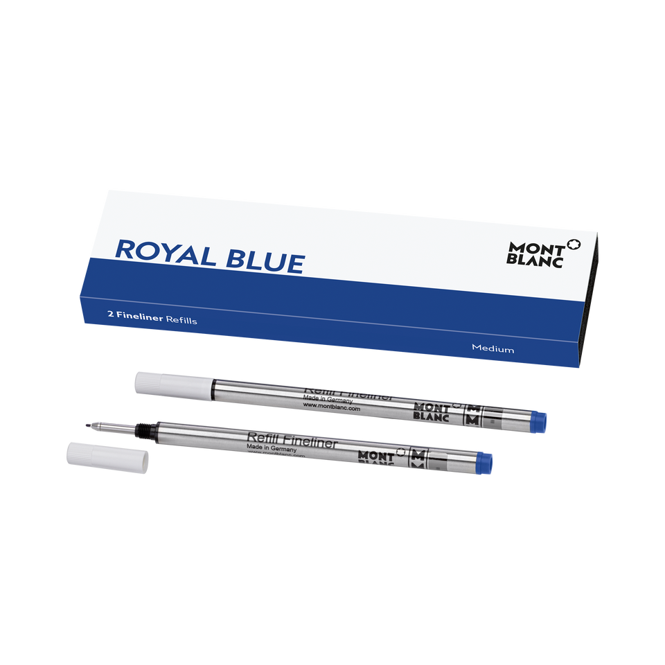 2x Recharges pour Feutre Fin, Royal Blue - 1