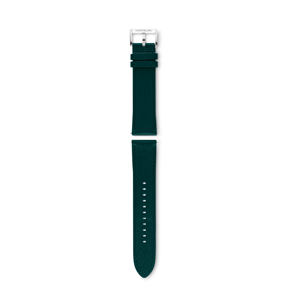 Green calf strap with gray pin buckle - 1