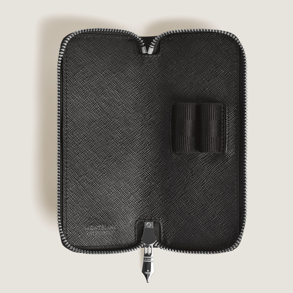 Sartorial 2 pen pouch with zip - 5