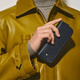 Sartorial 2-Pen Pouch with Zip