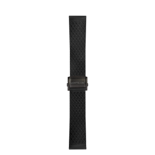 Black Rubber Sport Strap