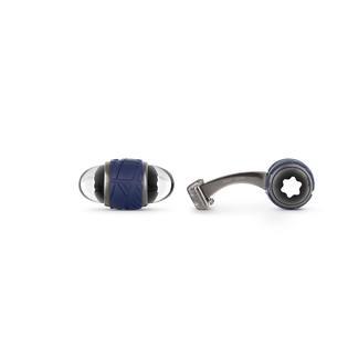 Montblanc StarWalker Cufflinks in Steel and Lacquer