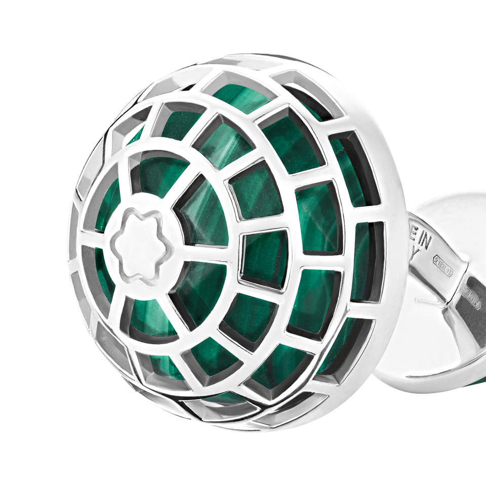 Montblanc Meisterst&uuml;ck Cufflinks with Malachite stone - 2