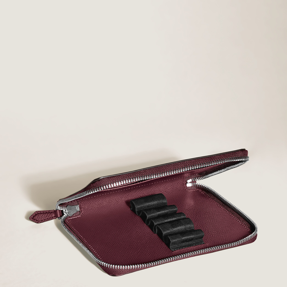 Sartorial 5-Pen Zipped Pouch - 5