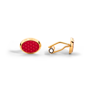 Meisterst&uuml;ck Cufflinks, Red Lacquer