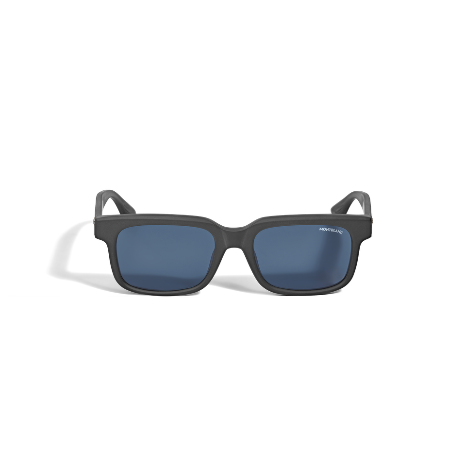 Squared Sunglasses with Black Coloured Acetate Frame - 1