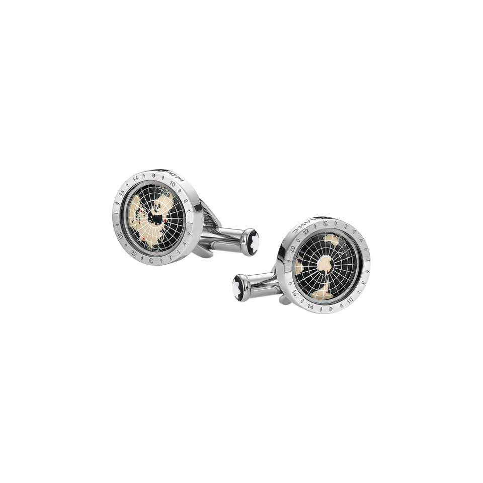 Montblanc 1858 Geosphere Cufflinks Black - 1