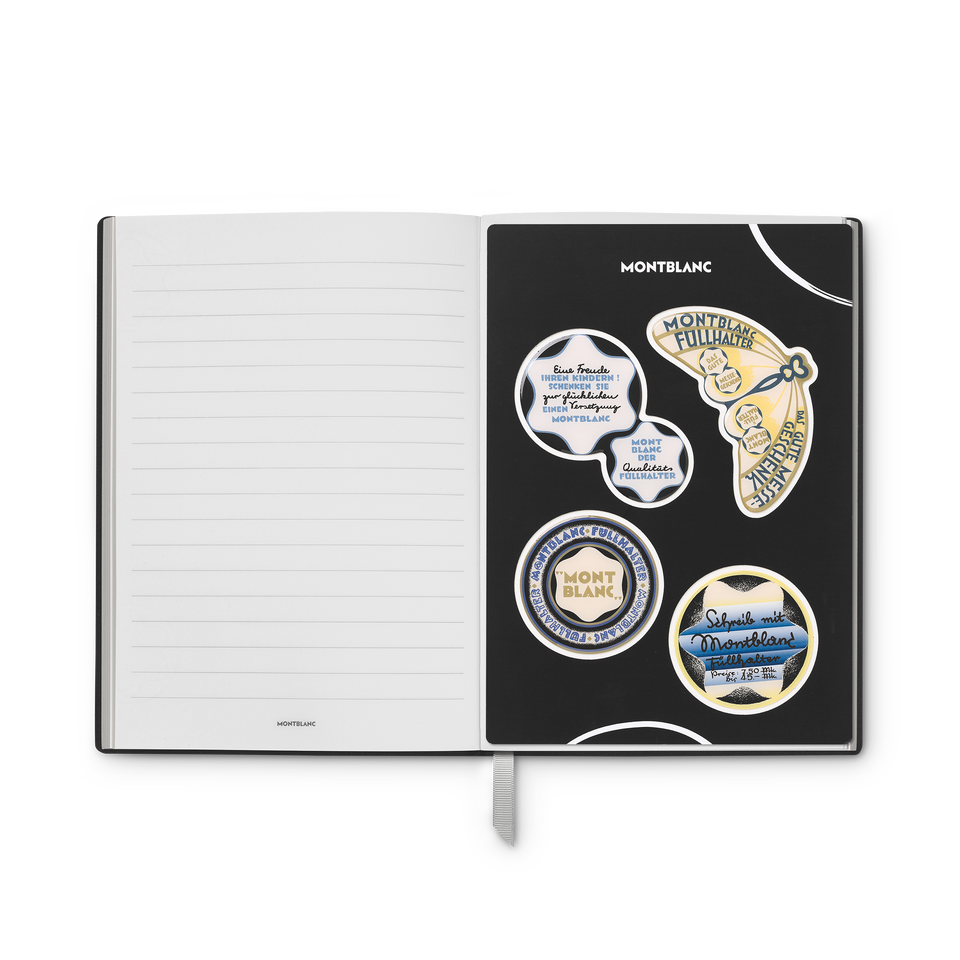 Notebook #146 small, Meisterst&uuml;ck 100 years, Black - Lined - 3