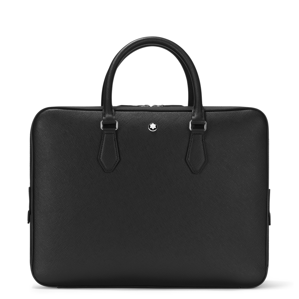 Large Briefcase in Sartorial Leather - 1