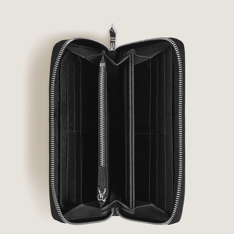 Sartorial wallet 12cc with zip - 4