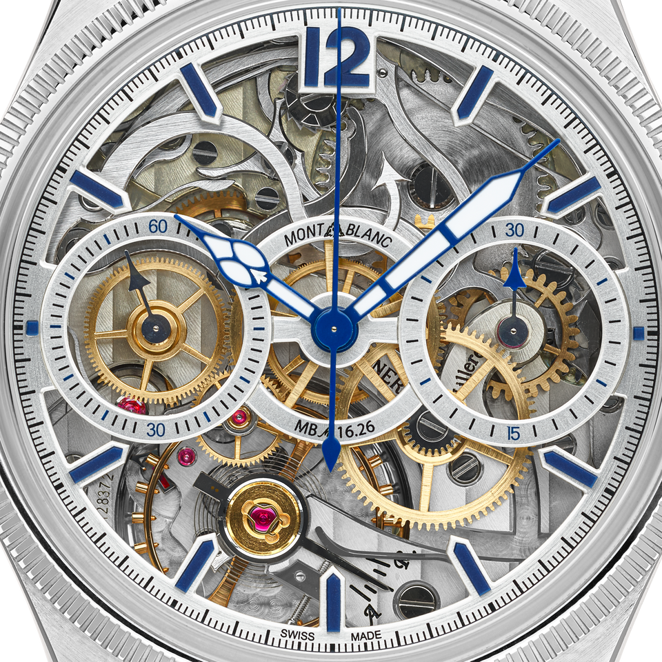 Montblanc 1858 The Unveiled Secret Minerva Monopusher Chronograph Limited Edition - 58 pieces - 5