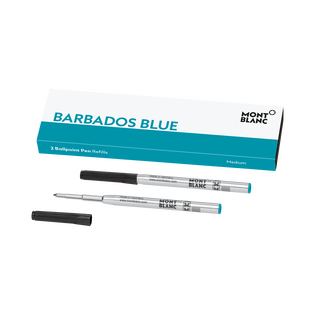 2x Ballpoint Refills, Barbados Blue