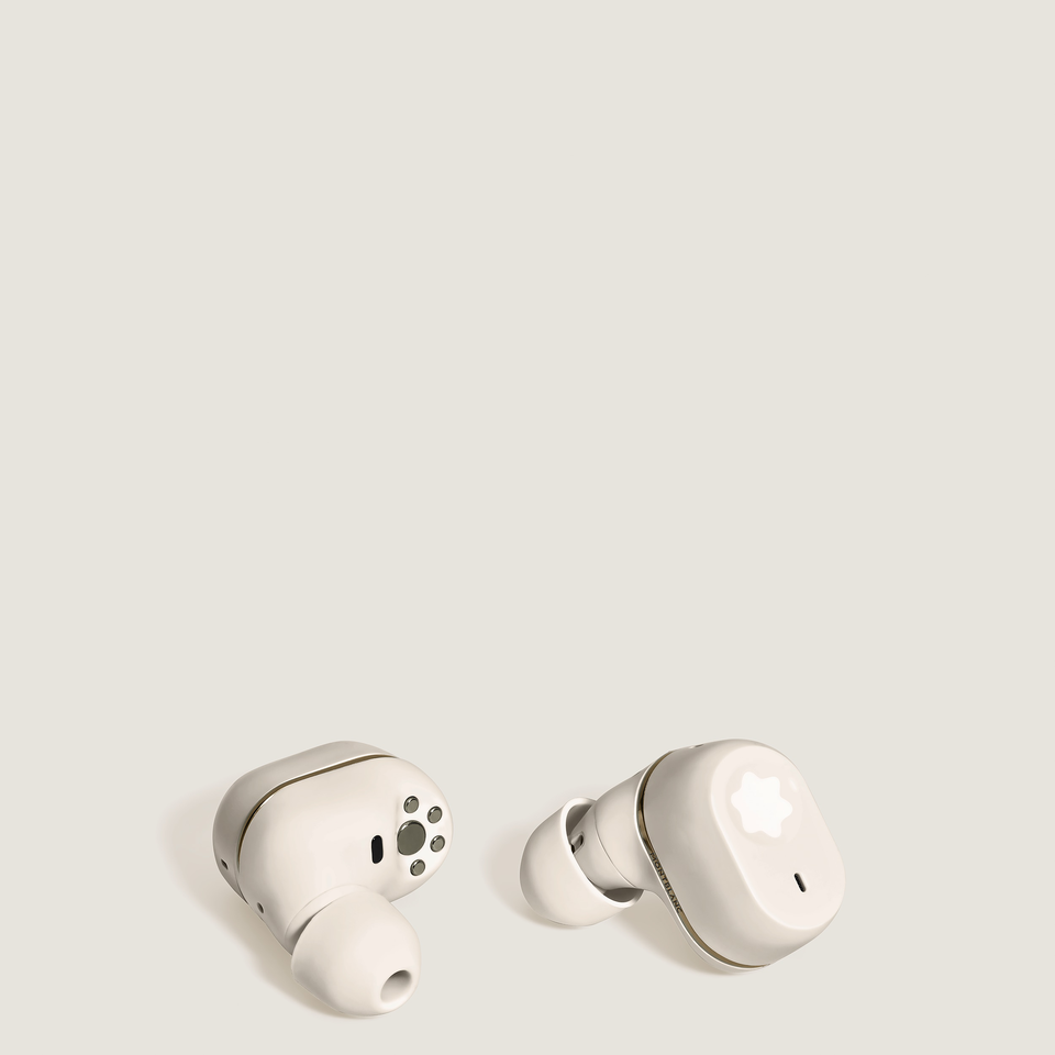 MTB03 In-ear right and left headphones Ivory colour - 1
