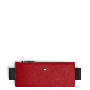 Sartorial 2-Pen Pouch with Zip & Elastic Strap