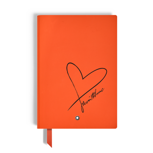 Medium Notebook, Soft Leather, Red &ndash; Lined Pages