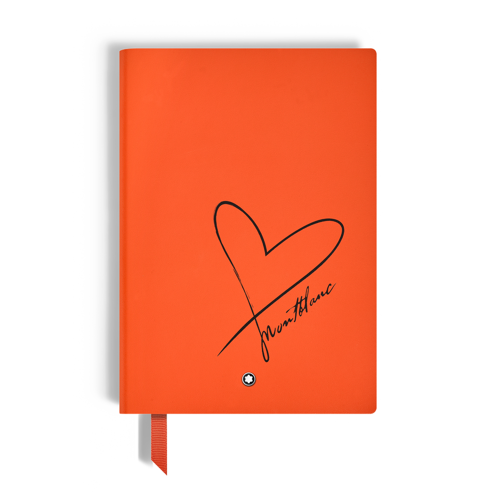 Medium Notebook, Soft Leather, Red &ndash; Lined Pages - 1