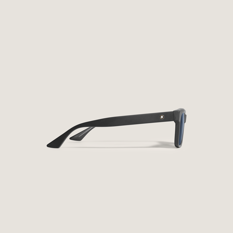 Squared Sunglasses with Black Coloured Acetate Frame - 2