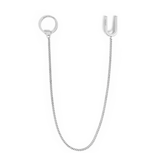 Pocket Chain Great Characters Homage to The Great Gatsby in stainless steel
