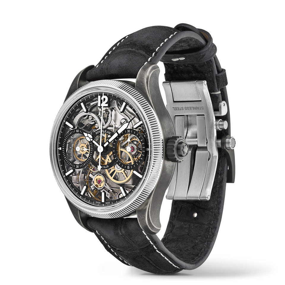 Montblanc 1858 The Unveiled Secret Minerva Monopusher Chronograph Limited Edition - 88 pieces - 4