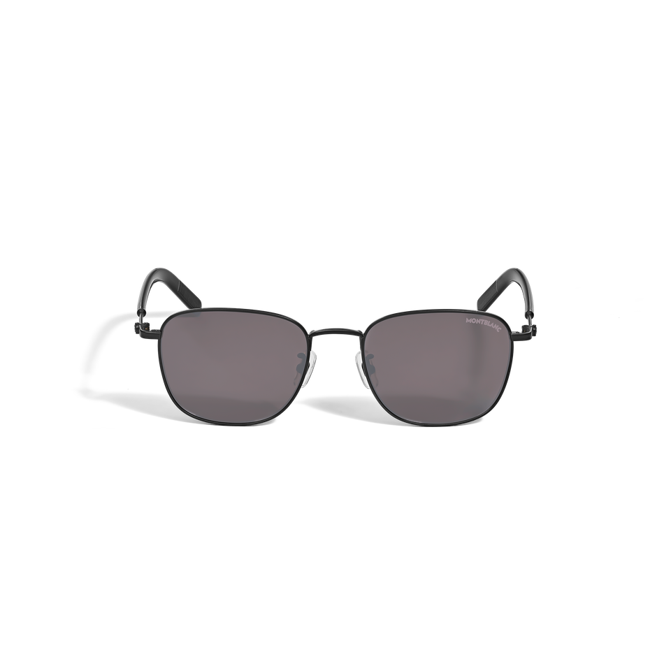 Squared Sunglasses with Black Coloured Metal Frame - 1