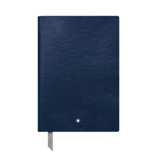 Medium Notebook in Sartorial Leather, Squared Pages