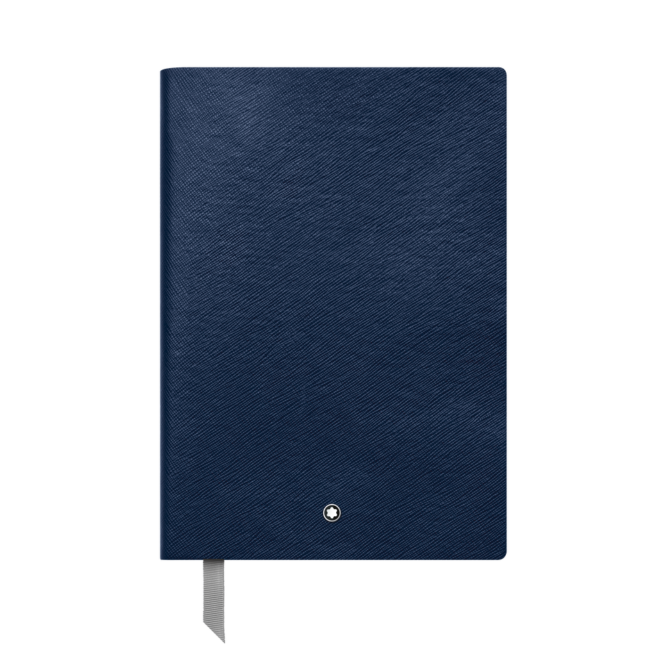 Medium Notebook in Sartorial Leather, Squared Pages - 1