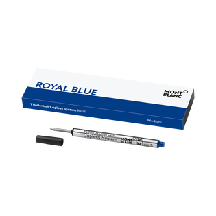1 Rollerball Capless System Refill, Royal Blue - Medium