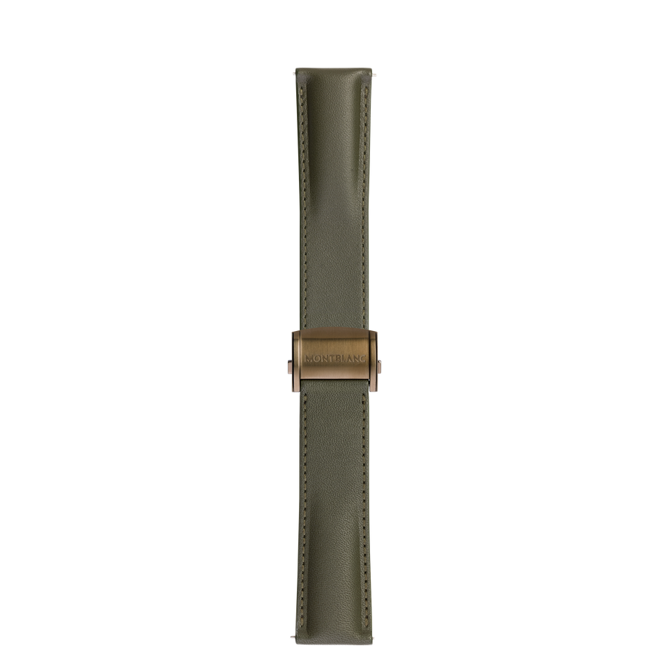 Khaki Leather Strap - 1