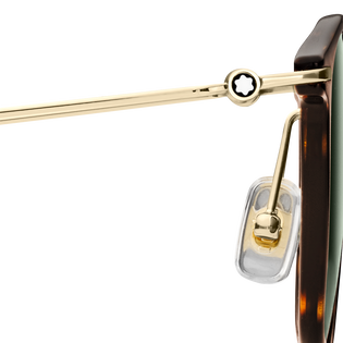 Round Sunglasses with Havana Coloured Injected Frame